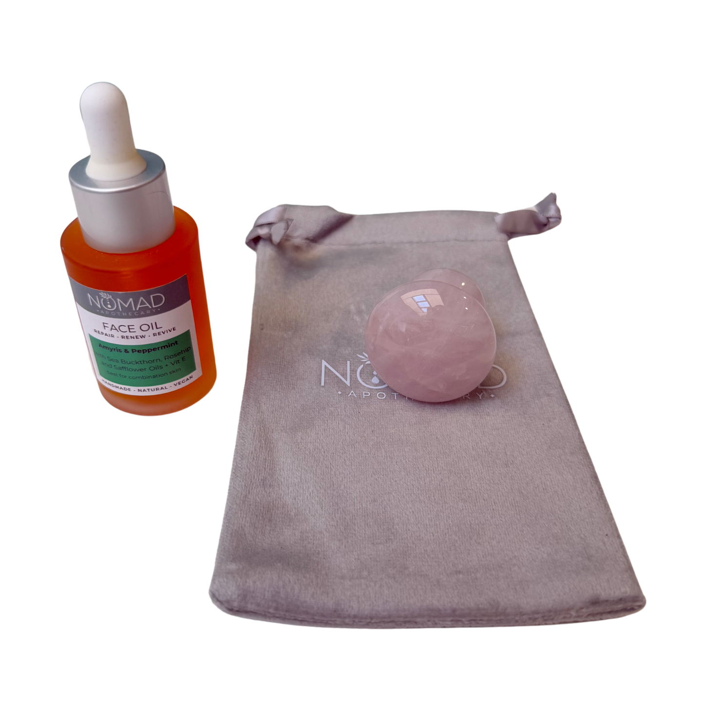 Jade Gua Sha (Mushroom Shaped) (Pink or White)