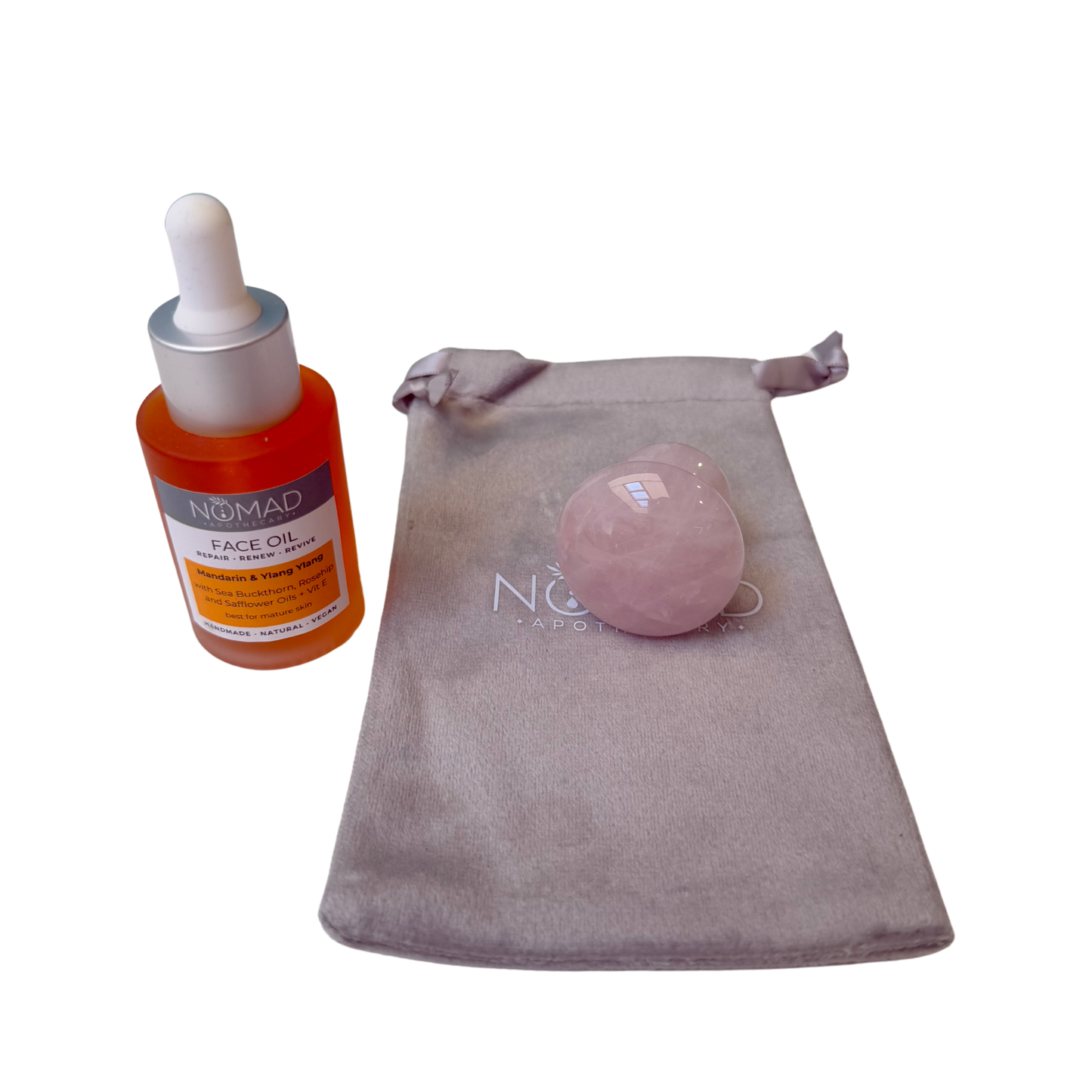 Jade Gua Sha (Mushroom Shaped) (Pink or White)