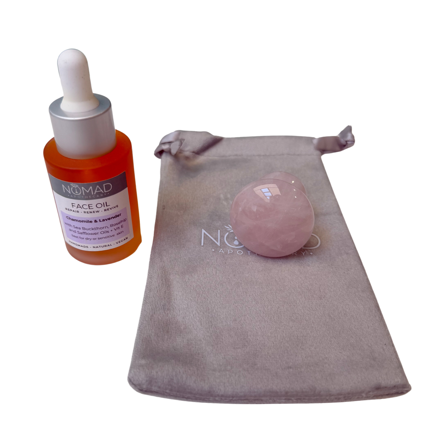 Jade Gua Sha (Mushroom Shaped) (Pink or White)
