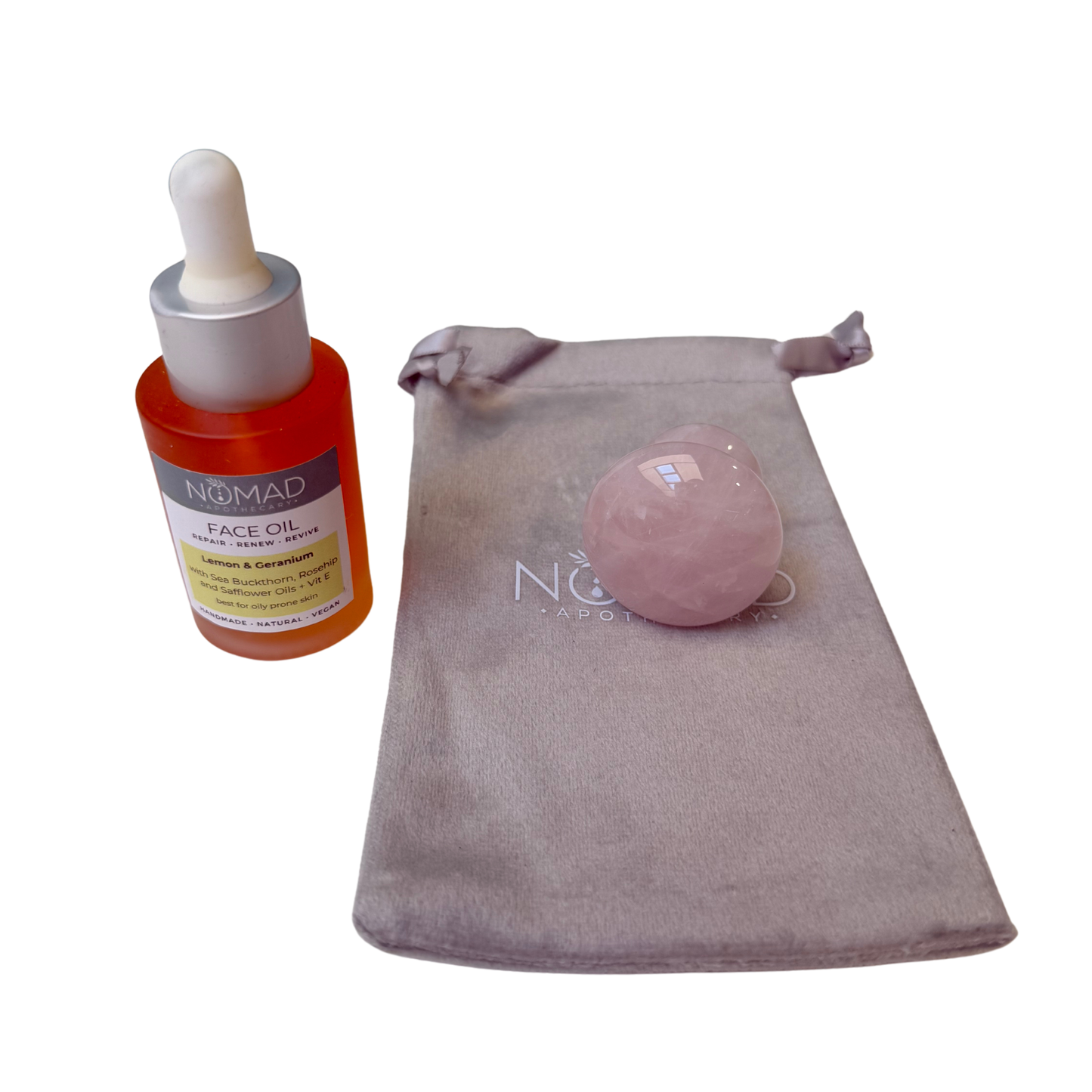 Jade Gua Sha (Mushroom Shaped) (Pink or White)