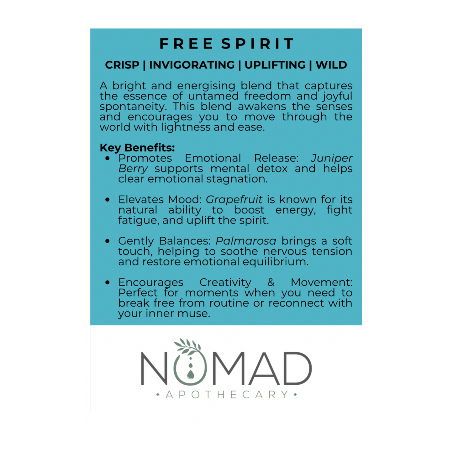 Free Spirit Essential Oil Blend