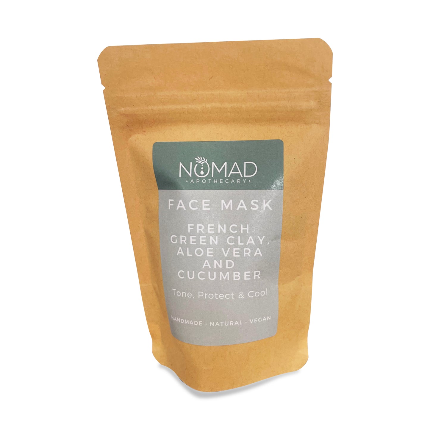 French Green Clay, Aloe Vera and Cucumber Face Mask (Mask Only)