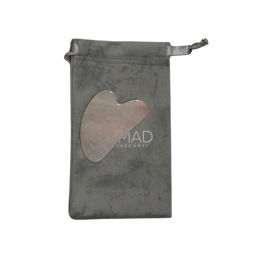 Jade Gua Sha (Heart Shaped) (Pink or White)